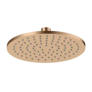 Herzbach LIVING SPA Slim-Regenbrause Ø200mm Copper Steel, 11.600200.1.39 11.600200.1.39