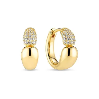 Sif Jakobs Jewellery Creolen SJ-E2582-CZ-YG