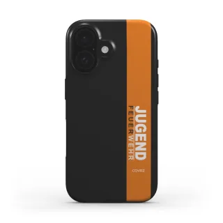 Handyhülle COVRZ | Jugend Feuerwehr | Tough Case | Schwarz | MagSafe®-fähig | iPhone 16 15 14 13 Plus Pro Max, Samsung Galaxy S25 S24 S23 S22 uvm. Nein iPhone 16