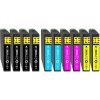 Druckerparadies 10er Multipack für Epson 502XL Tintenpatronen Set Tintenpatrone (10-tlg., für XP-5100 XP-5105 XP-5150 XP-5155 WF-2860 WF-2865 WF-2880 WF-2885)
