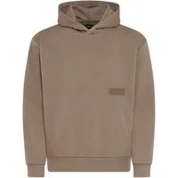 BOSS GREEN Kapuzensweatshirt Rippbündchen, Relaxed Fit, Baumwollmischung
