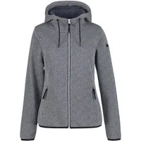Icepeak Strickfleecejacke Adrian Midlayer mit Kapuze