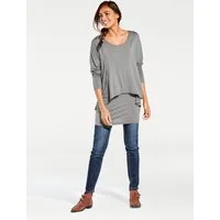 heine T-Shirt Rundhals-Shirt Langarm