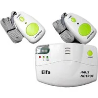Eifa Alarm Notruf Knopf Senioren Notrufknopf Hausnotruf Pflegedienst Alarmanlage (3 verschiedene Lautstärken)