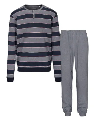 BASEFIELD - He.-Pyjama Interlock ink melange/ink - Gr. - 106