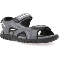 Geox UOMO SANDAL STRADA Sandale, Sommerschuh, Klettschuh, Outdoorsandale, im Trekking-Look
