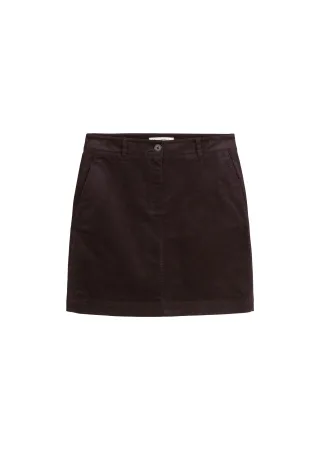 Marc OPolo Casual - Cord-Minirock A-Shape dark coffee - Gr. - 40
