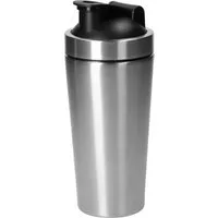elasto Protein Shaker Protein Shaker Edelstahl 600 ml - auslaufsicherer Shaker mit Sieb, auslaufsicher, doppelwandig, eiweiss shaker, Gym, bruchfest