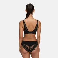cfab (creamy fabrics) Slip Slip mit Spitze, 3er Pack-Schwarz-2XL