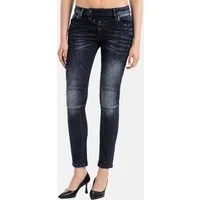 Cipo & Baxx 5-Pocket-Jeans WD469 Ausgefallene Knopfleiste