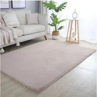 Carpettex Hochflor-Teppich Unicolor - Einfarbig, Läufer, Höhe: 20 mm, Teppich Wohnzimmer Einfarbig Shaggy Modern Flauschiger Felloptik Weich