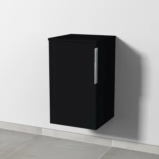 Sanipa 3way Unterschrank mit 1 Tür, Schwarz-Matt, UF13808 UF13808