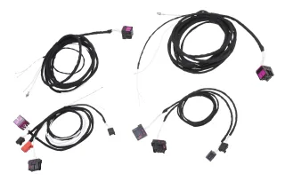 Original Kufatec Kabelsatz Kabelbaum Adapter Kabel elektrische Fensterheber hinten für VW Polo 9N