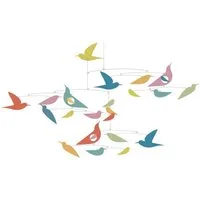 DJECO Mobile Bunte Vögel 80 x 76 cm DD04375 Kindermobile