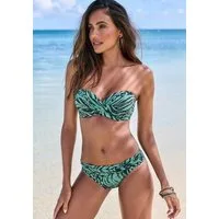 Bruno Banani Bügel-Bandeau-Bikini in trendigem Animalprint