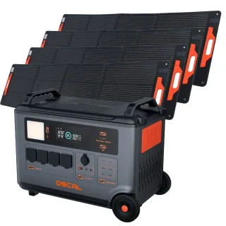 Blackview Oscal Powermax 3600 SE PM3600SE +4*PM200 Power Station Solar Panel Kit 3600W 14 Versatile Outlets with 14 Outl