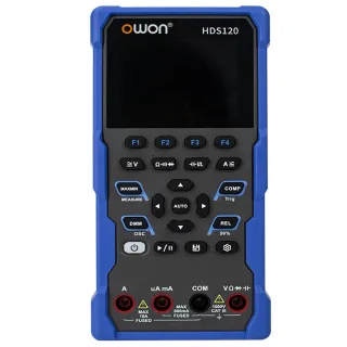 OWON HDS120 Digital Multimeter Oscilloscope 1MHz Analog Bandwidth High Accuracy 2.8inch LCD 1000V DC Voltage Measurement