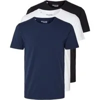 Selected T-Shirt SLHROLAND SS O-NECK TEE 3-PACK NOOS