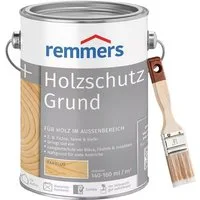 Bandloo Holzschutzlasur Bandloo Set Remmers Holzschutz-Grund 0,75L + Pinsel - Holzschutz