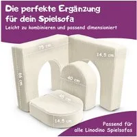 Linodino Kindersofa Magisches Tor – Spielsofa Add-on mit Bögen, Kindersofa Bauteil, Spielsofa Add-on