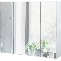 Schildmeyer Spiegelschrank Basic, Spiegelschrank, Made in Germany, B: 90 cm Solide Verarbeitung - Dieses Produkt ist in Deutschland gefertigt