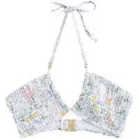 Next Bandeau-Bikini-Top Gerafftes Bikinitop mit Multiway-Trägern und Print (1-St)