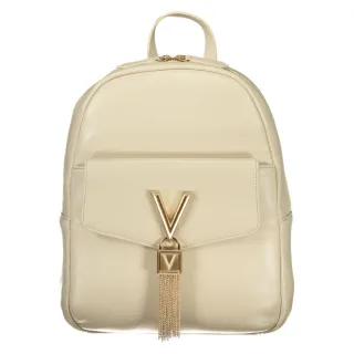 Mario Valentino Beiger Polyurethan Damen Rucksack