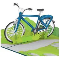 papercrush Geburtstagskarte Fahrrad Pop-Up Karte