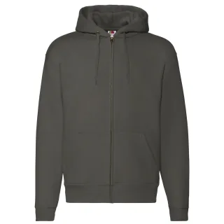 Fruit of the Loom - "Premium" Kapuzenjacke für Herren/Damen Unisex (Holzkohle)