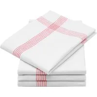 ZOLLNER Geschirrtuch, (Spar-Set, 4-tlg), 50 x 70 cm, 100% Leinen, vom Hotelwäschespezialisten