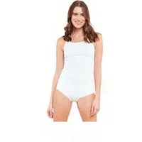LouAnne Tanktop 2-er pack Ärmelloses T-Shirt Bio-Baumwolle (2er-Pack) Unifarben, flache Nähte, Biobaumwolle, Rundhalsausschnitt