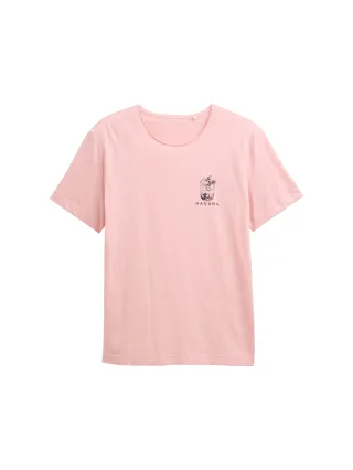 Tom Tailor - T-Shirt mit Print blush pink - Gr. - XXL