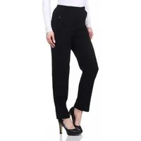Alica Collection Schlupfhose Classic Freizeithose Damen Basics Businesshose mit Stretch - Kurzgröße Elastischer Gummibund seitlich und hinten, Basic, Klassisch