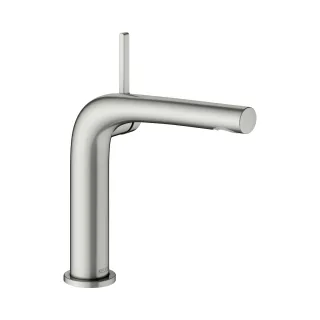 Keuco Waschtischarmatur 150 Edition 400 51502, o. Ablaufgrt., Edelstahl-finish, 51502060100 51502060100