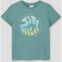 s.Oliver Kurzarmshirt T-Shirt T-Shirt mit Frontprint