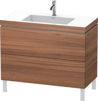 Duravit L-Cube c-bonded Set bodenstehend Nussbaum Matt 1000x480x698 mm - LC6938O7979 LC6938O7979