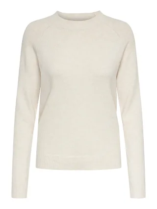 ONLY - ONLRICA L/S PULLOVER KNT NOOS Birch - Gr. - M