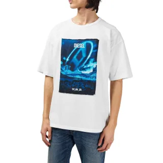 Diesel - "T-Boxt" T-Shirt für Herren, leger, kurzärmlig (Weiß)