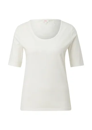 s.Oliver - Shirt creme - Gr. - 46
