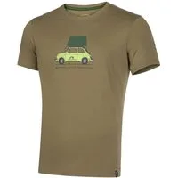 La Sportiva T-Shirt Wander-/Freizeit Cinquecento (Baumwolle, leicht) braun Herren