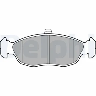 Delphi Bremsbel?ge vorne Citroen Saxo Xsara Peugeot 106 205 306 LP1597