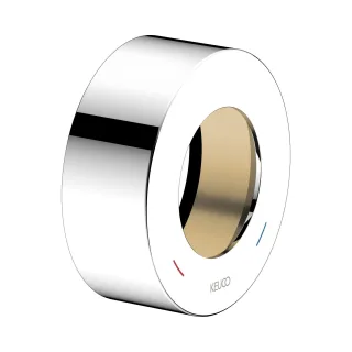 Keuco Verlängerungs-Rosette IXMO 59551, für Einhebelmischer rot/blau,rund,25 mm, 59551010381 59551010381