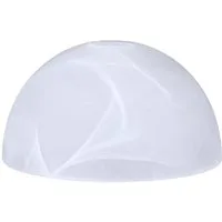 Home4Living Lampenschirm Lampenschirm Alabasterglas weiß Ø 149mm E14 Ersatzglas, Dekorativ