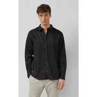 s.Oliver Langarmhemd Hemd Regular Fit: Hemd aus reinem Leinen