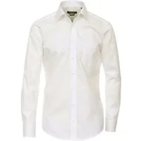 CASAMODA Businesshemd Herren Hemd Langarm Hemd uni modern fit Kentkragen, creme HL31, 40