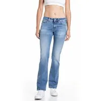 Replay Bootcut-Jeans NEW LUZ mit gesticktem R an der Gesäßtasche
