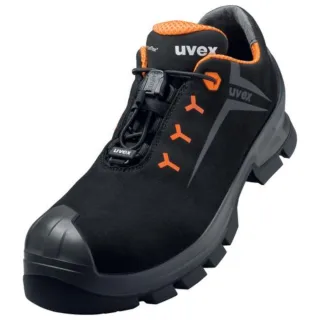 uvex 2 STX Sicherheitsschuh S7L Halbschuh Velours Größe 42 Weite 11 schwarz/orange 42 - 6524242