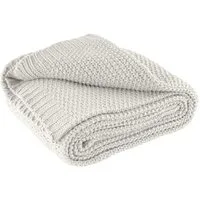 Wohndecke Strick, wometo, OEKO-TEX®, Kuscheldecke mit edlem & schlichtem Strickmuster