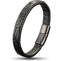 NAHLE Lederarmband Lederarmband Schmuck Geschenk Armband Leder Anlass Geburtstag (inkl. Schmuckbox), aus Leder, mit Magnetverschluss für ein sicheres verschließen