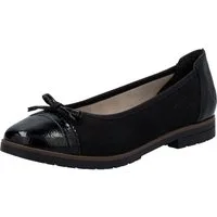 Rieker Ballerina, Loafer, Schlupfschuh, Flats, Slipper, Businessschuh mit Schleifchen